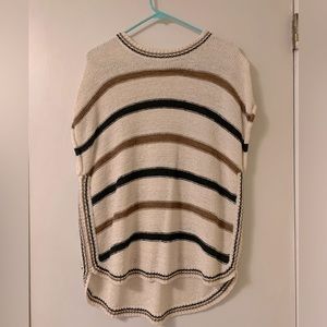 Universal Thread women’s XL striped lightweight sleeveless sweater